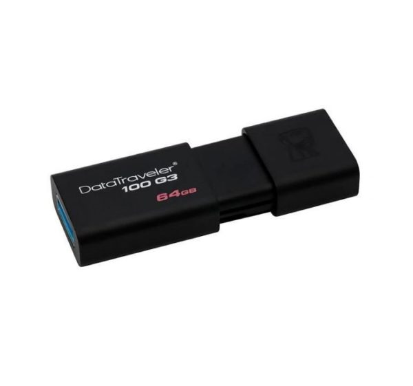 Pen Drive 64gb Kingston Dt100g3/64gb Usb 3.1/3.0/2.0 Preto - Image 2