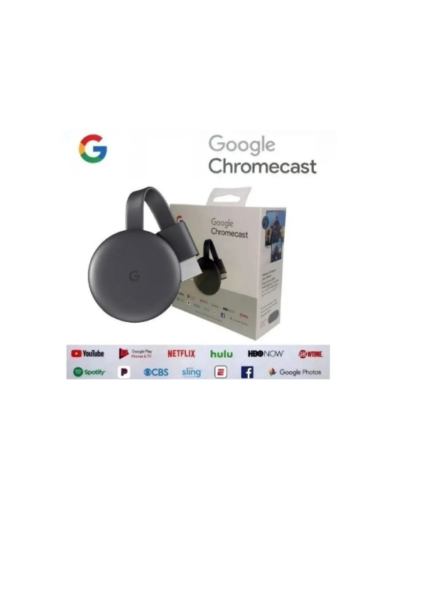 Chromecast 3 Google Full HD com Wi-Fi / HDMI - Preto