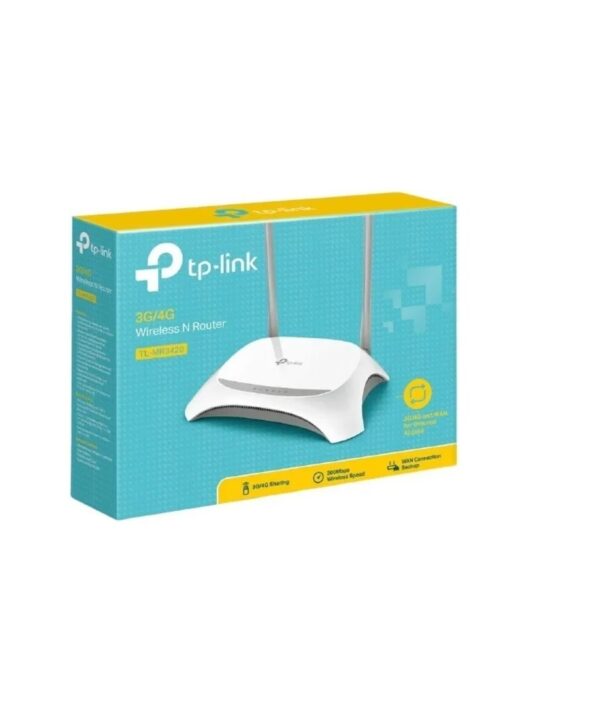 Roteador Wireless TP-Link TL-MR3420 300Mbps em 2.4GHz Bivolt - Branco / Cinza - Image 2