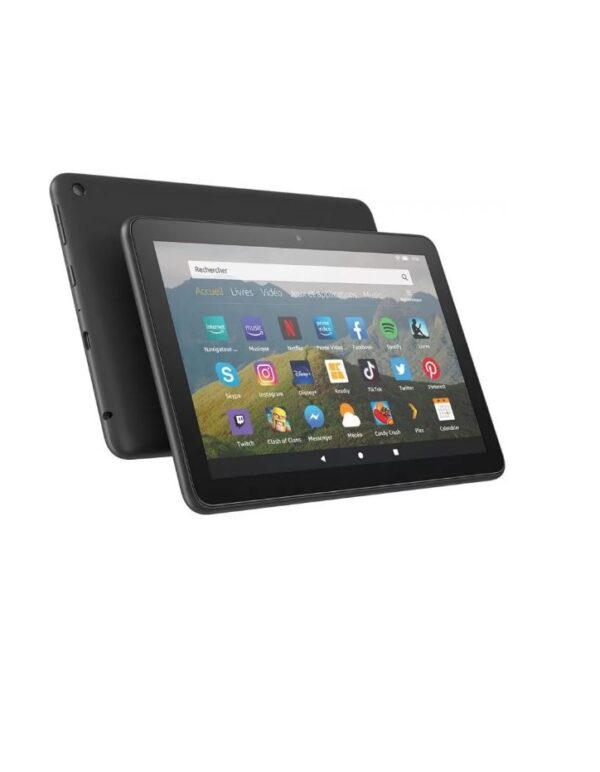 Tablet Amazon Fire HD 8 Plus, 32 GB, 3 RAM de 8.0" 2MP / 2MP-Preto